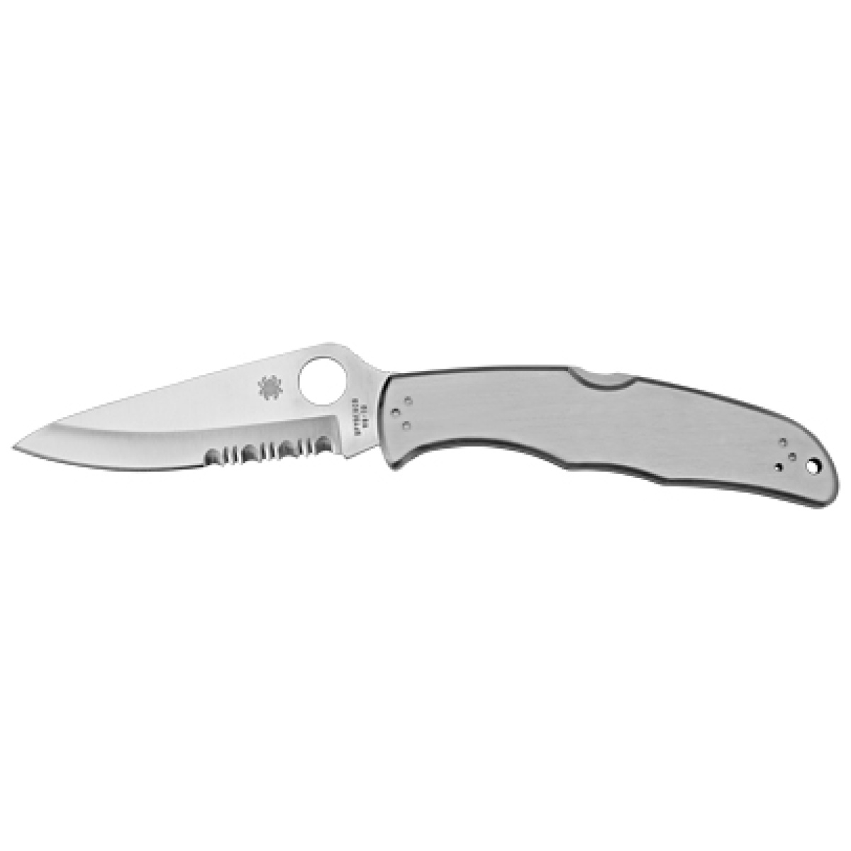 Spyc10ps_1. Jpg - spyderco endura 4 stnls comboedge - spyc10ps 1