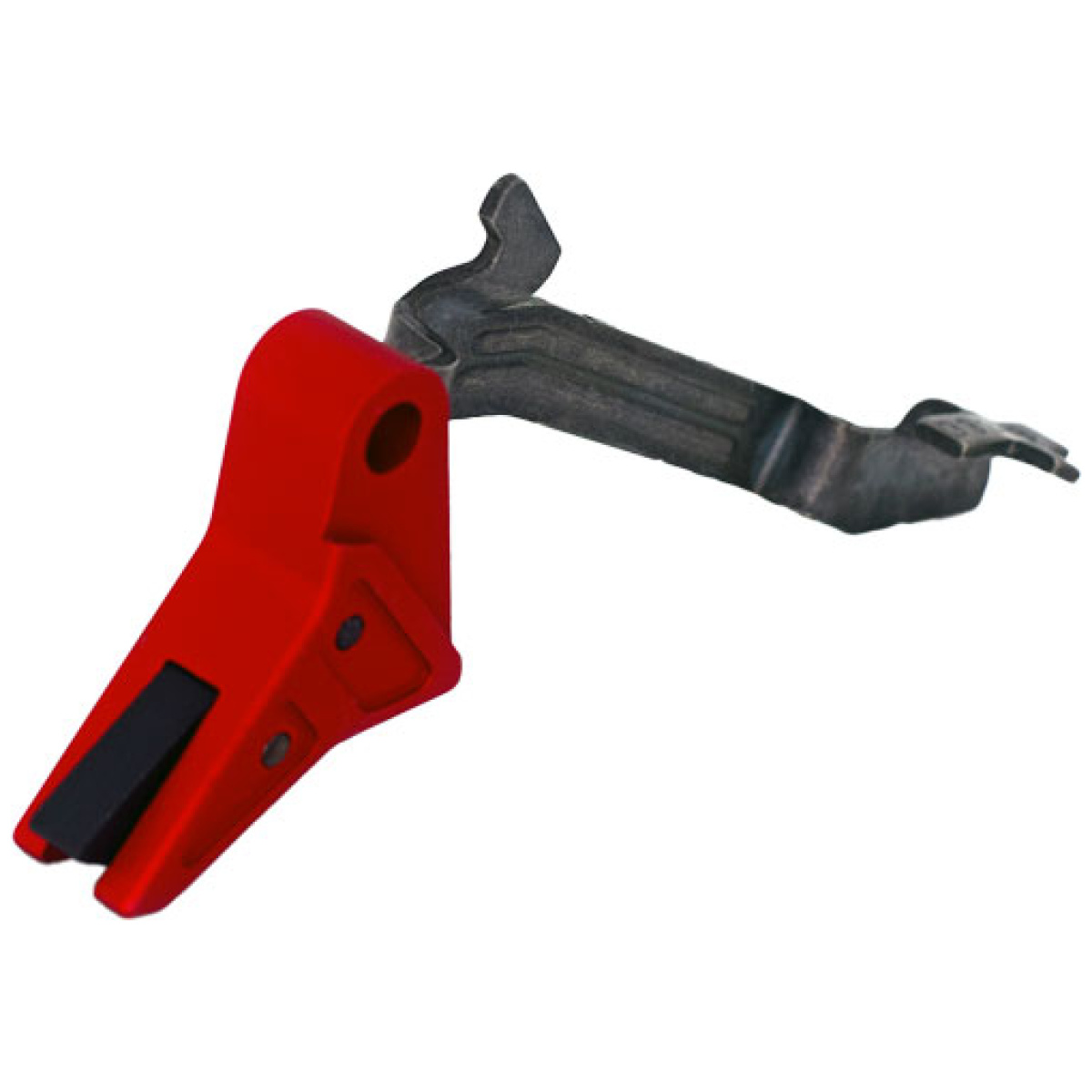 Tpg43trbl. Jpg - true precision g43 trigger - red trigger black safety - tpg43trbl