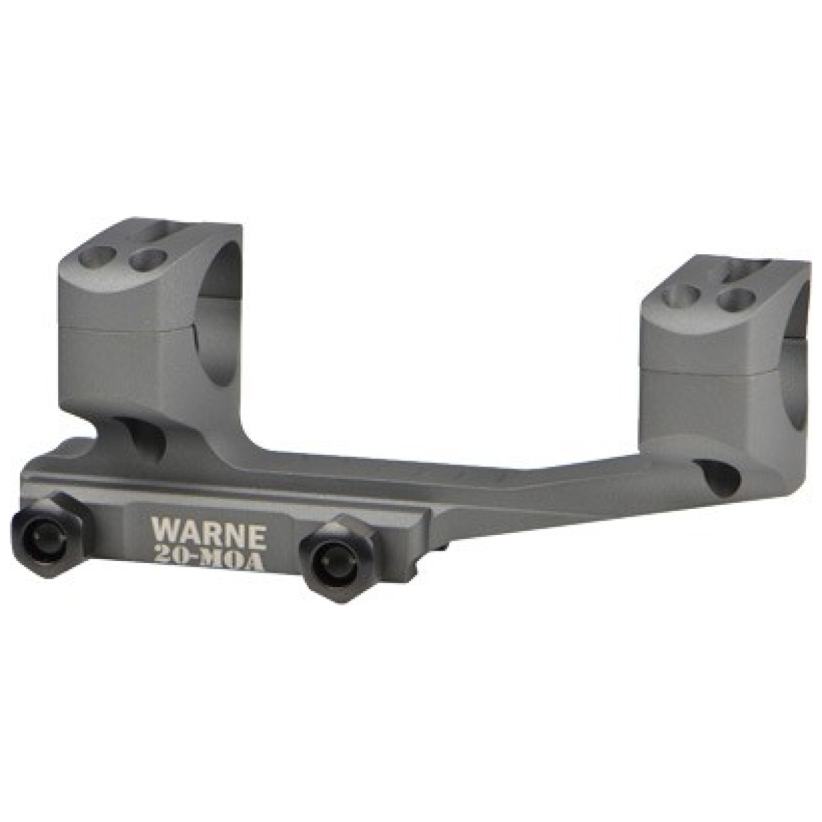 Walrskel1tg. Jpg - warne x-skel mount 1" 20moa - picatinny tactical gray - walrskel1tg