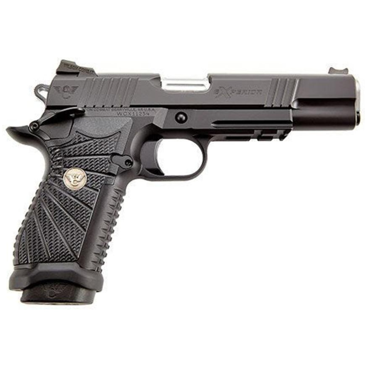 Wcxpdlpr9a-1. Jpg - wilson experior full size handgun 9mm luger 18rd magazines (2) 5" barrel black - wcxpdlpr9a 1