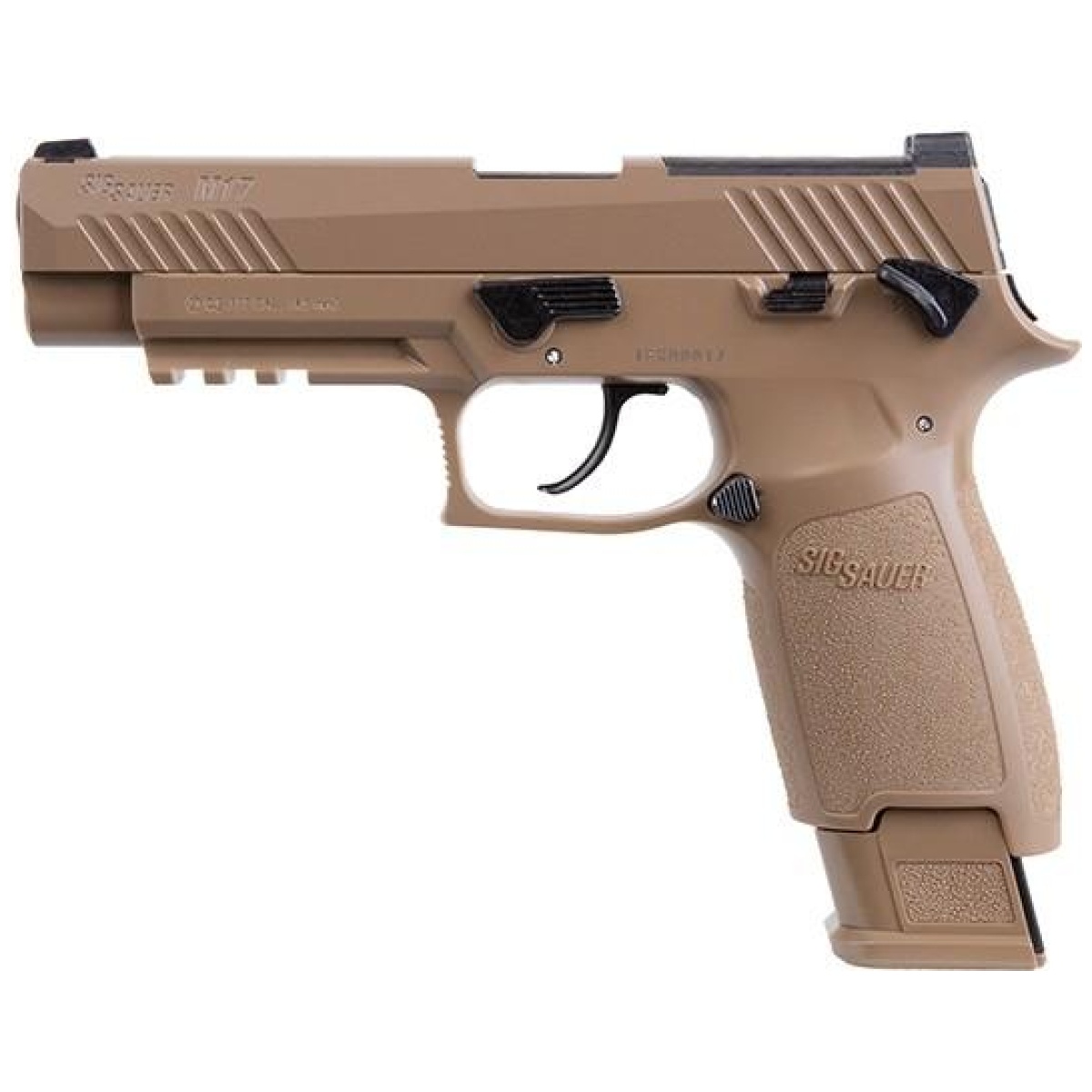 Xi587902. Jpg - sig sauer semi-automatic co2-powered p320-m17 air pistol - 20rd pellet mag coyote tan - xi587902