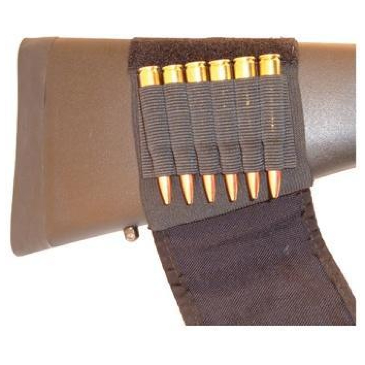 Xugtac83. Jpg - grovtec buttstock cartridge shell holder rifle with flap brown - xugtac83