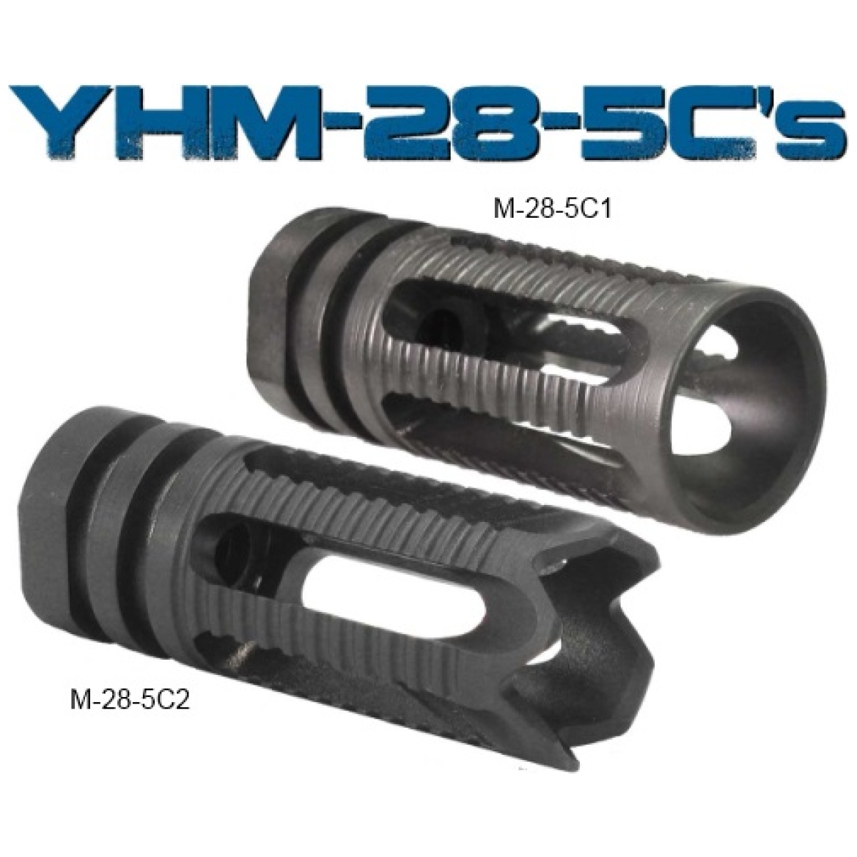 Yhm-28-5cs-1. Jpg - yankee hill machine company flash hider phant 5. 56 smooth - yhm 28 5cs 1