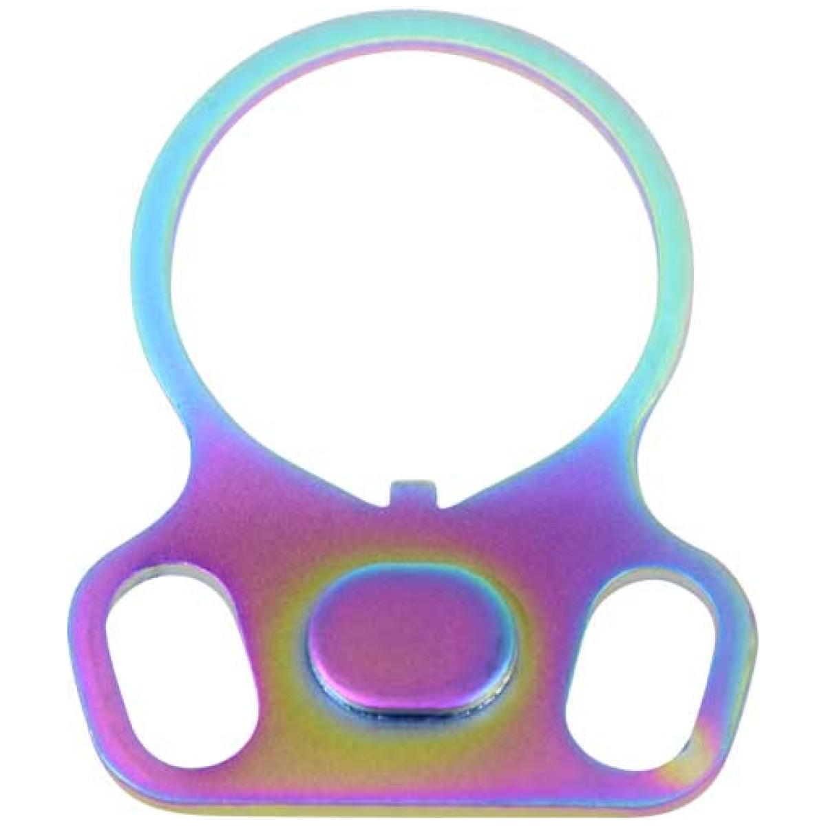 Zdoubleeggmrpvd. Jpg - guntec ar15 ambi single point - sling adapter rainbow pvd - zdoubleeggmrpvd