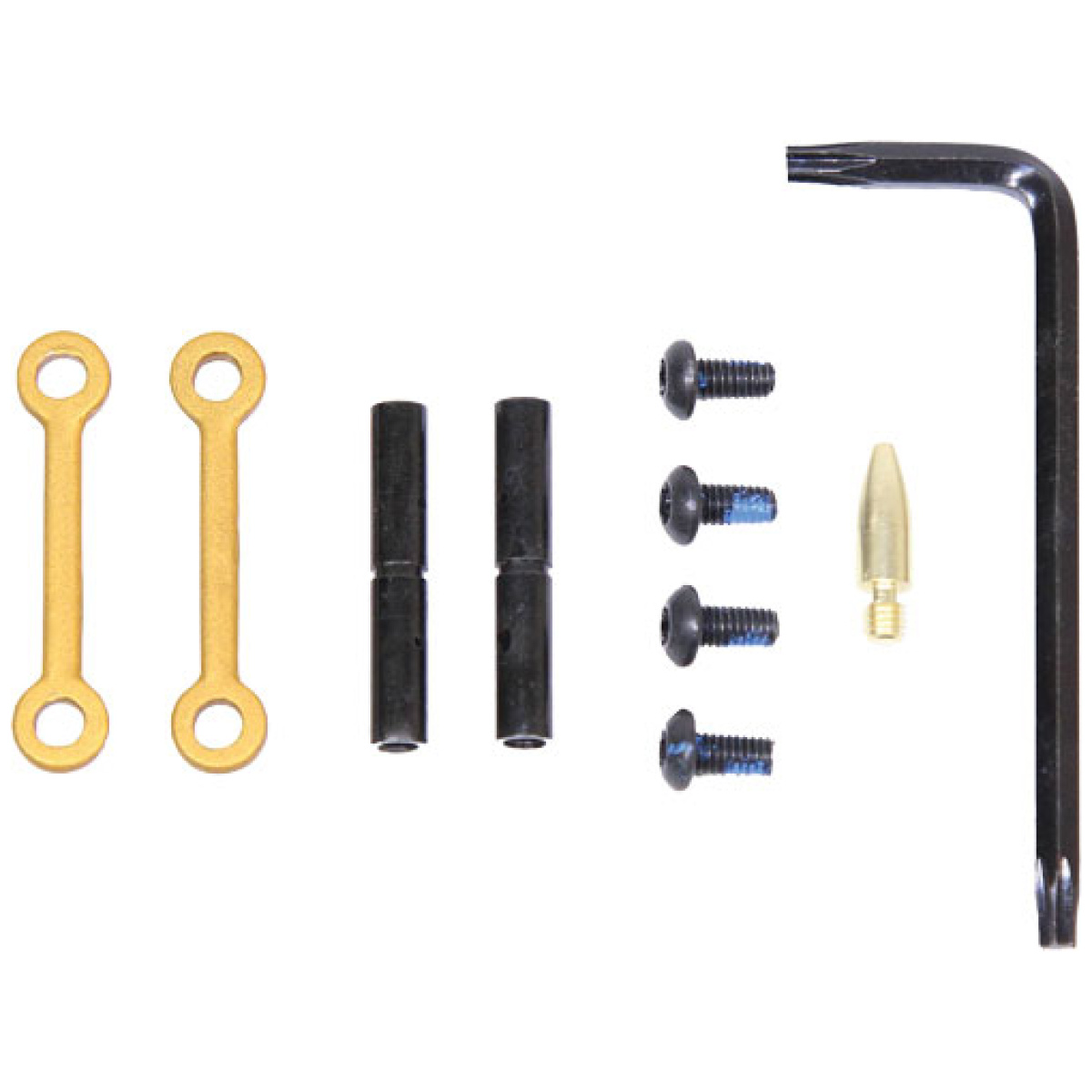 Zgtarpgold. Jpg - guntec ar15 anti rotation - pin set anodized gold - zgtarpgold