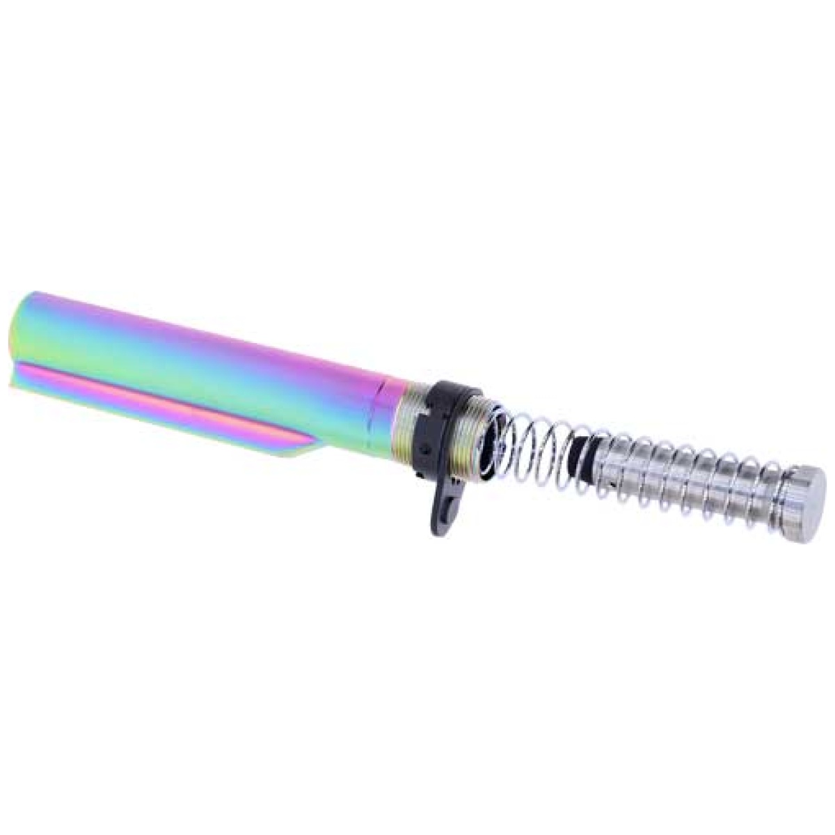 Zmiltubesetmrpv. Jpg - guntec ar15 buffer tube with - buffer & spring rainbow pvd - zmiltubesetmrpv