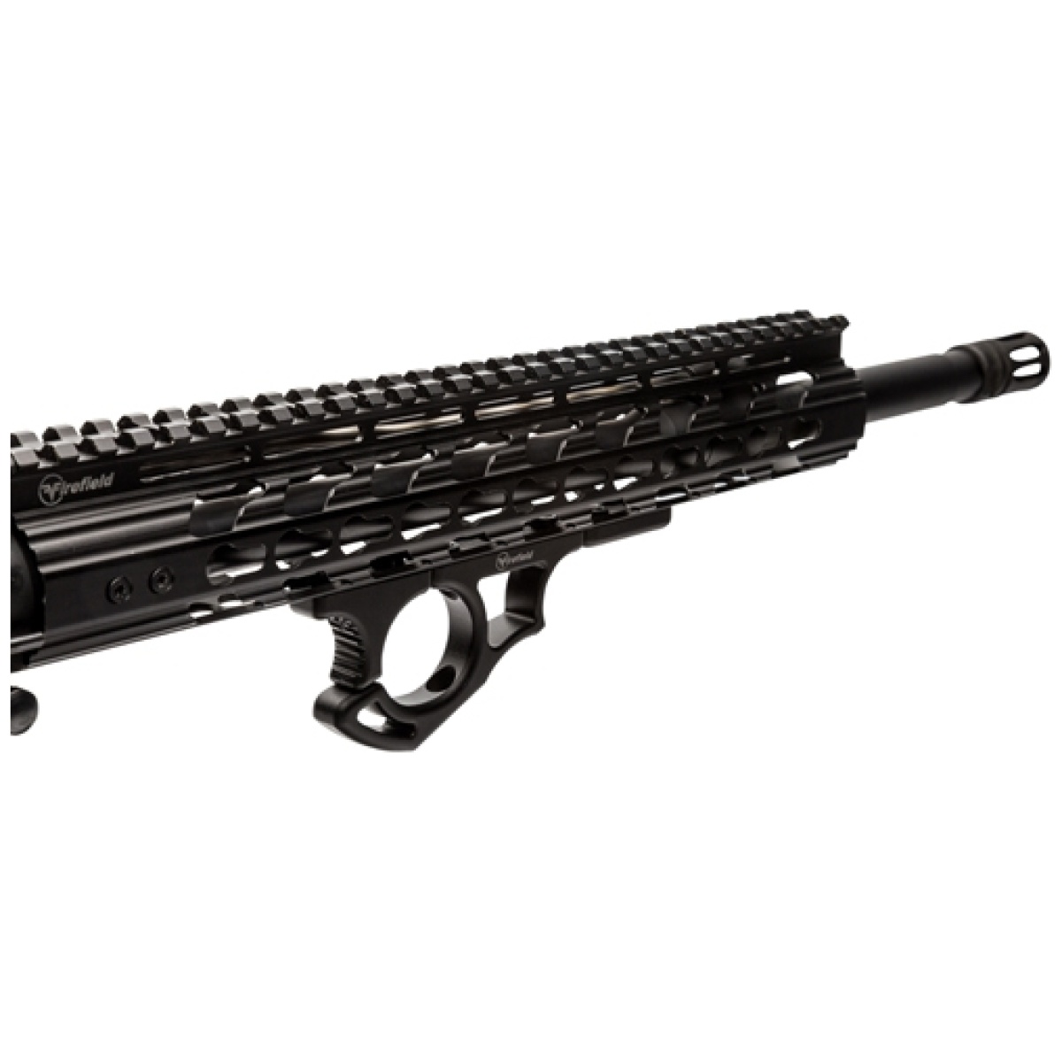 Ff35006_on_gun. Jpg - firefield rival-xl foregrip - m-lok black - ff35006 on gun