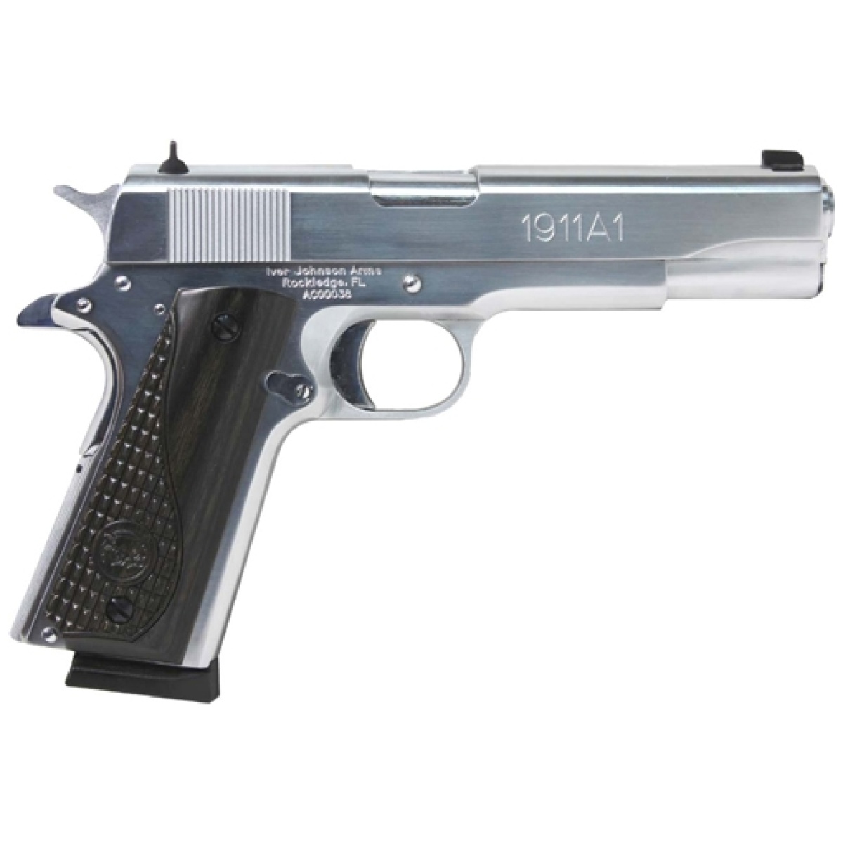 G1911a138chrw_right_1-1. Jpg - iver johnson 1911a1 38 super - 5" fs 9rd chrome black wood - g1911a138chrw right 1 1