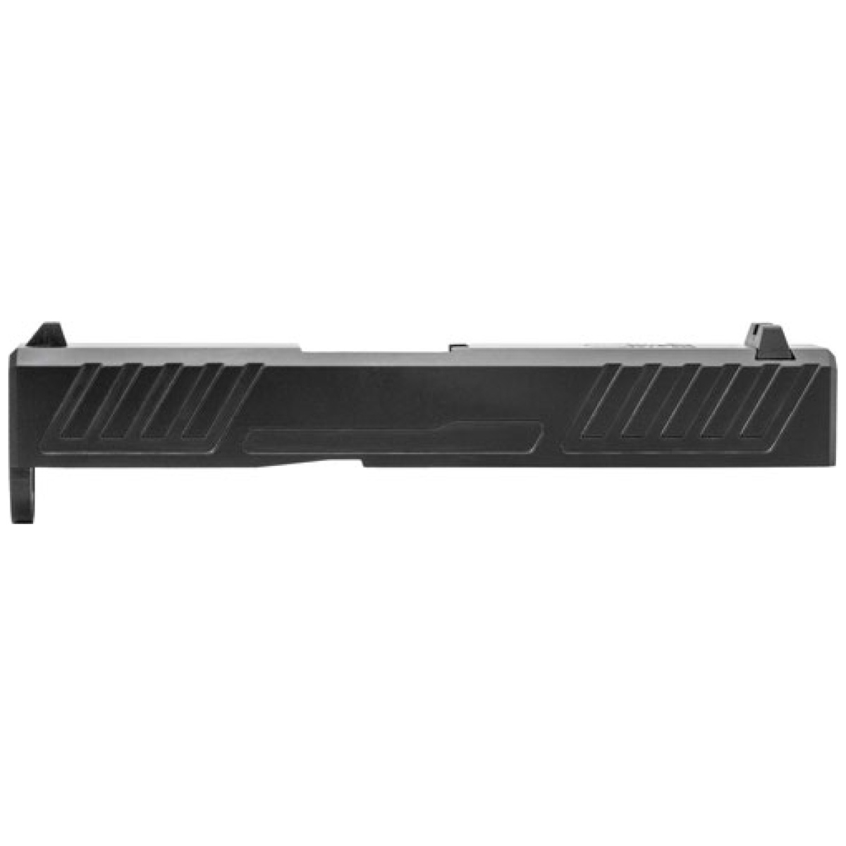 Zggpspg43v1blk_left. Jpg - grey ghost prec for glock 43 - slide v1 black - zggpspg43v1blk left