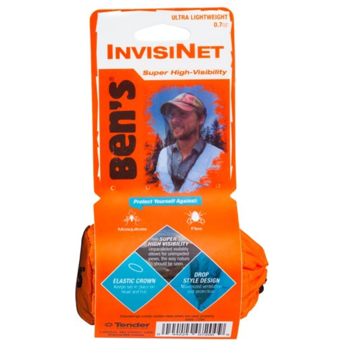 00067200. Jpg - arb ben's invisinet headnet - ultra high visibility. 7 oz - 00067200