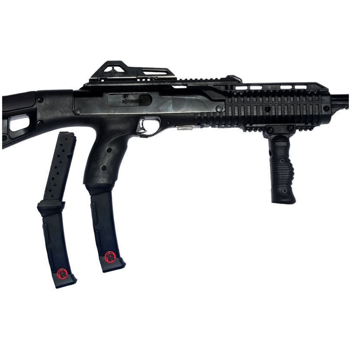 0009368_hi-point-firearms-model-995-9mm-black-w-forward-grip-2-redball-mags-kit-20-round-carbine. Jpeg - hi-point firearms model 995 9mm black w/ forward grip 2 redball mags kit 20 round carbine - 0009368 hi point firearms model 995 9mm black w forward grip 2 redball mags kit 20 round carbine