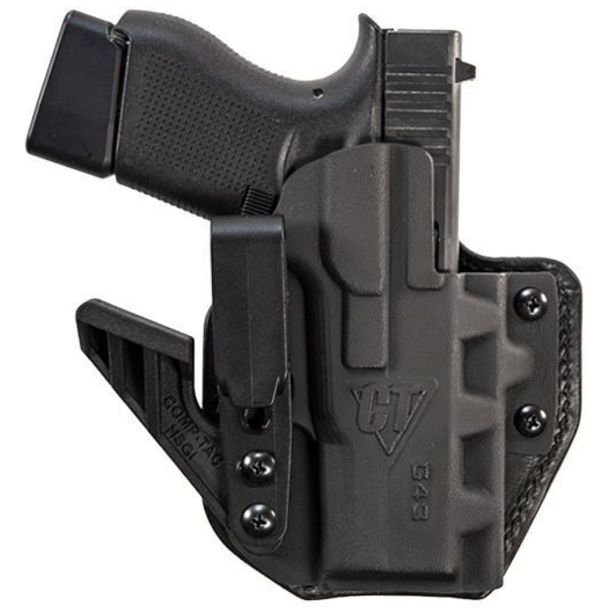 0009501_comptac-ev2-max-hybrid-appendix-iwb-holster-glock-26-gen5-right-black. Jpeg - comptac ev2 max hybrid appendix iwb holster - glock - 26 gen5 - right - black - 0009501 comptac ev2 max hybrid appendix iwb holster glock 26 gen5 right black