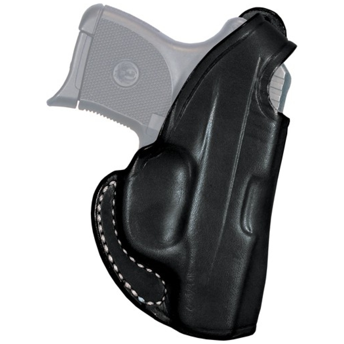 012bar7z0_2. Jpg - desantis maverick holster rh - owb leather ruger lcp black - 012bar7z0 2