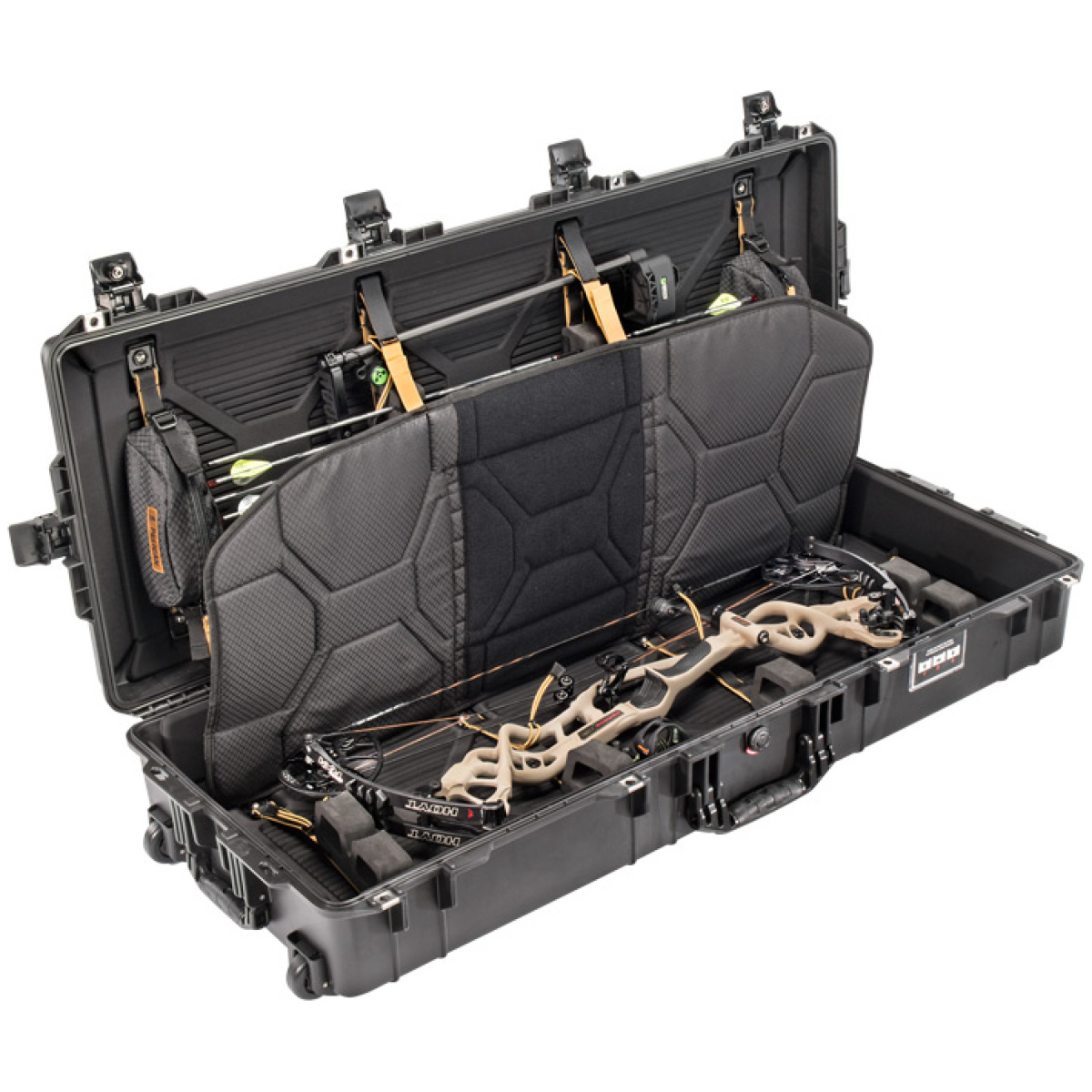 0174500121110_open-w_contents-1. Jpg - pelican 1745 elite bow case - pelican air w/ modular system - 0174500121110 open w contents 1