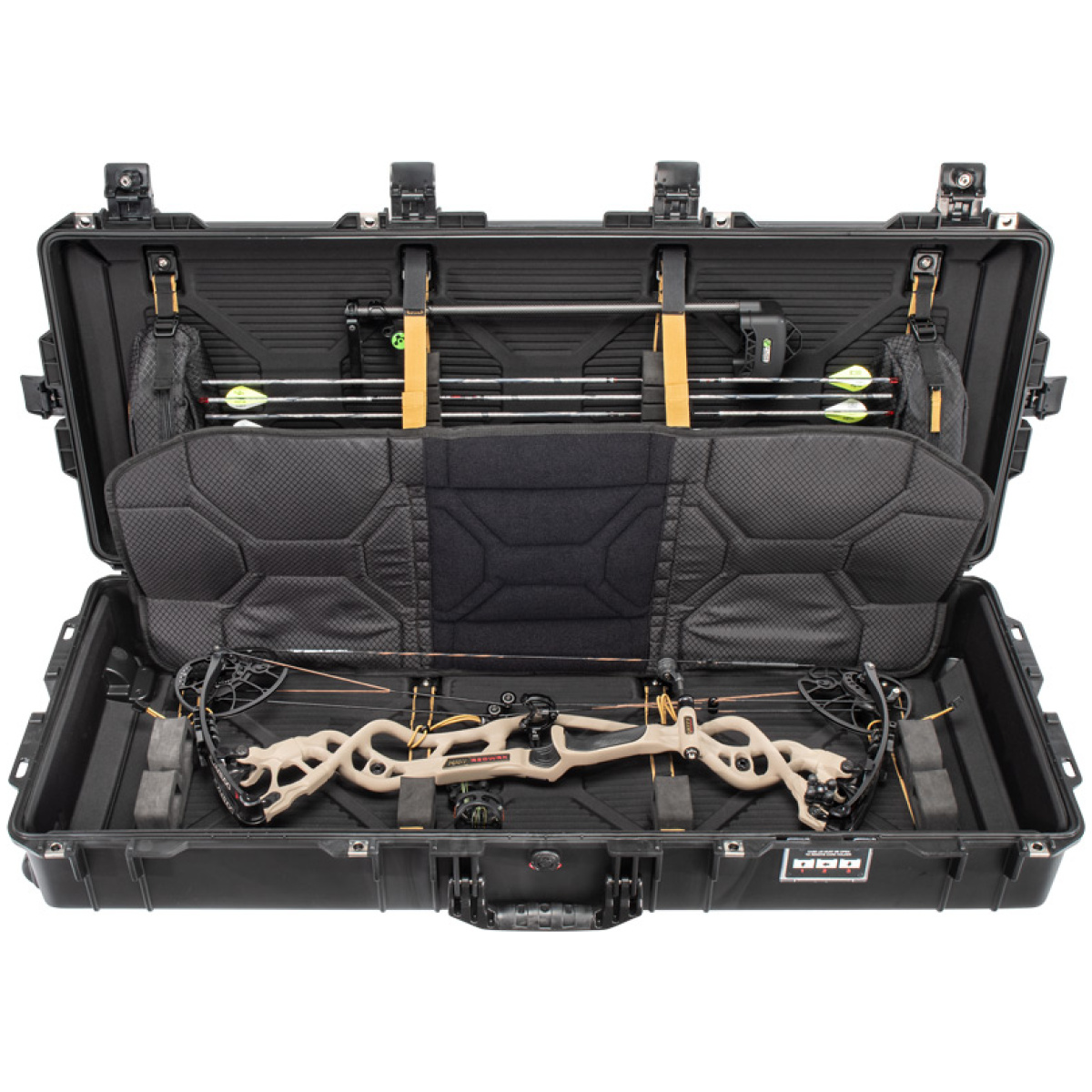 0174500121110_open_front-w_contents-1. Jpg - pelican 1745 elite bow case - pelican air w/ modular system - 0174500121110 open front w contents 1