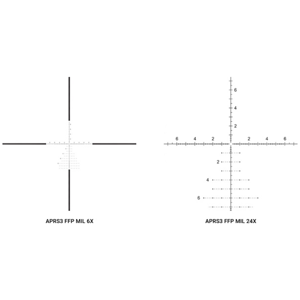 213077_reticles_2. Jpg - athlon scope midas tactical - 6-24x50 sf aprs3 mil 30mm ffp - 213077 reticles 2