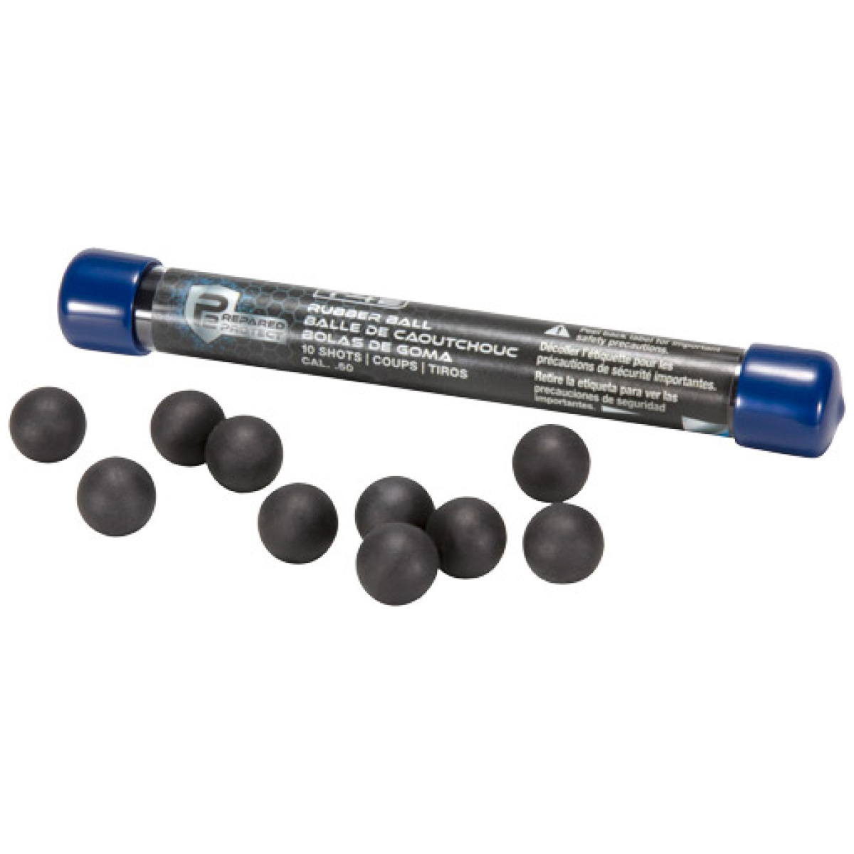 2292300. Jpg - umarex t4e p2p. 50 cal. Rubber - ball black 10-pack - 2292300