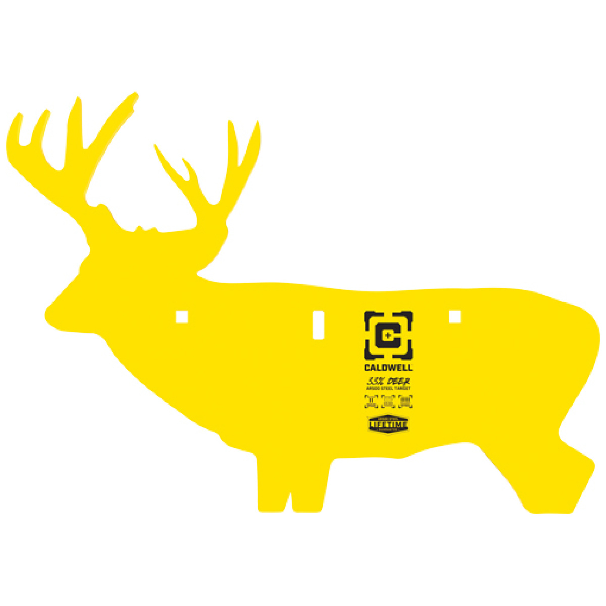 4001096. Jpg - caldwell ar500 deer target - 3/8" ar500 steel yellow - 4001096