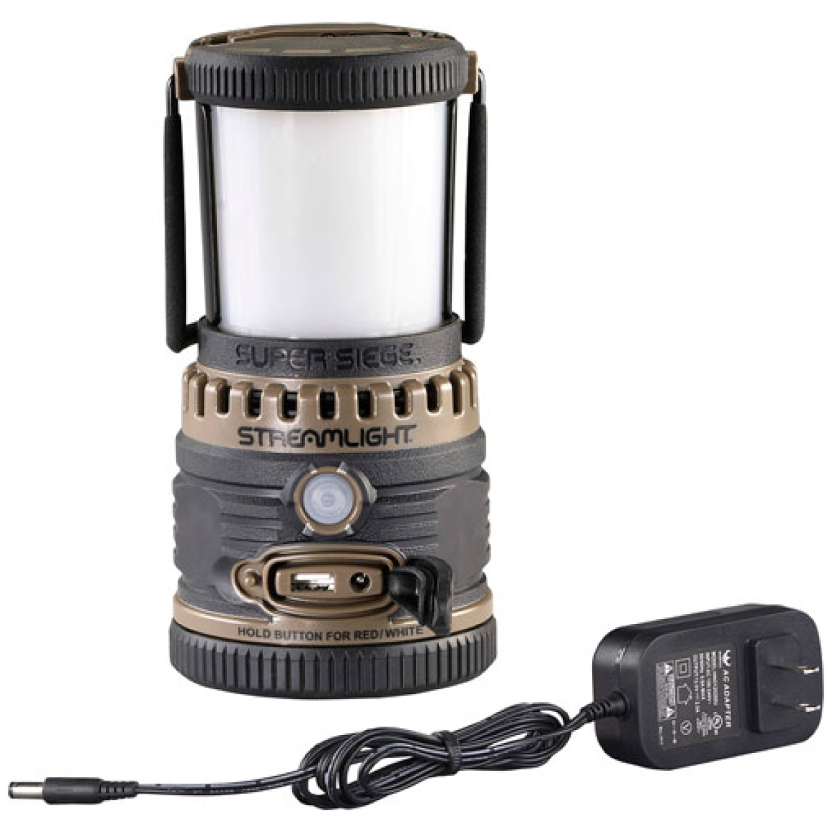 44947_front_open. Jpg - streamlight super siege 1100 - lumen rechargable lantern - 44947 front open