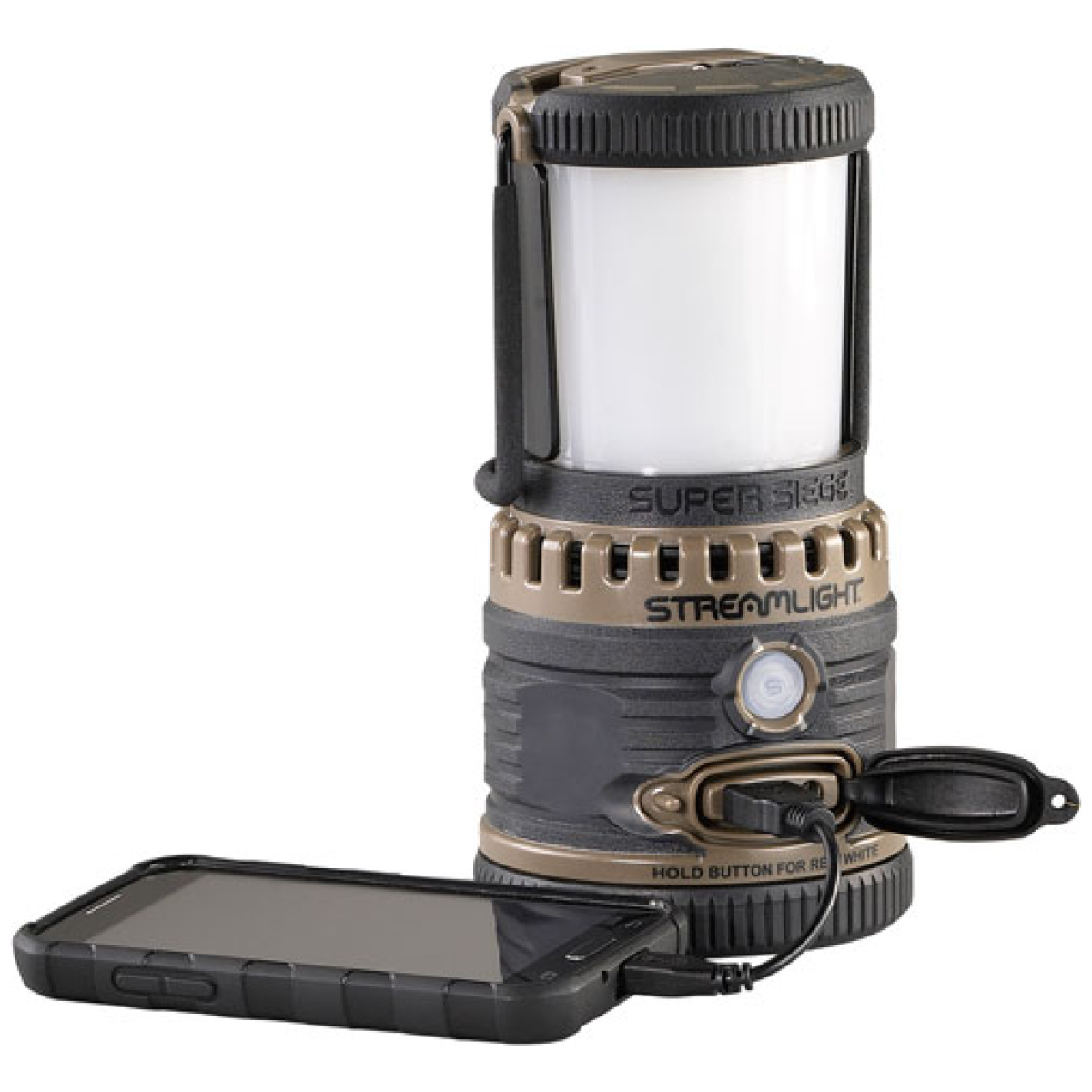 44947_phone. Jpg - streamlight super siege 1100 - lumen rechargable lantern - 44947 phone