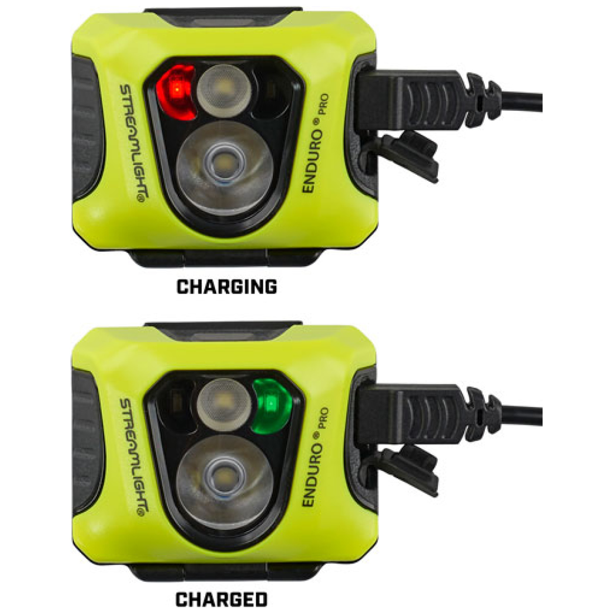 61435_charge. Jpg - streamlight enduro pro usb - headlamp spot to flood yellow - 61435 charge