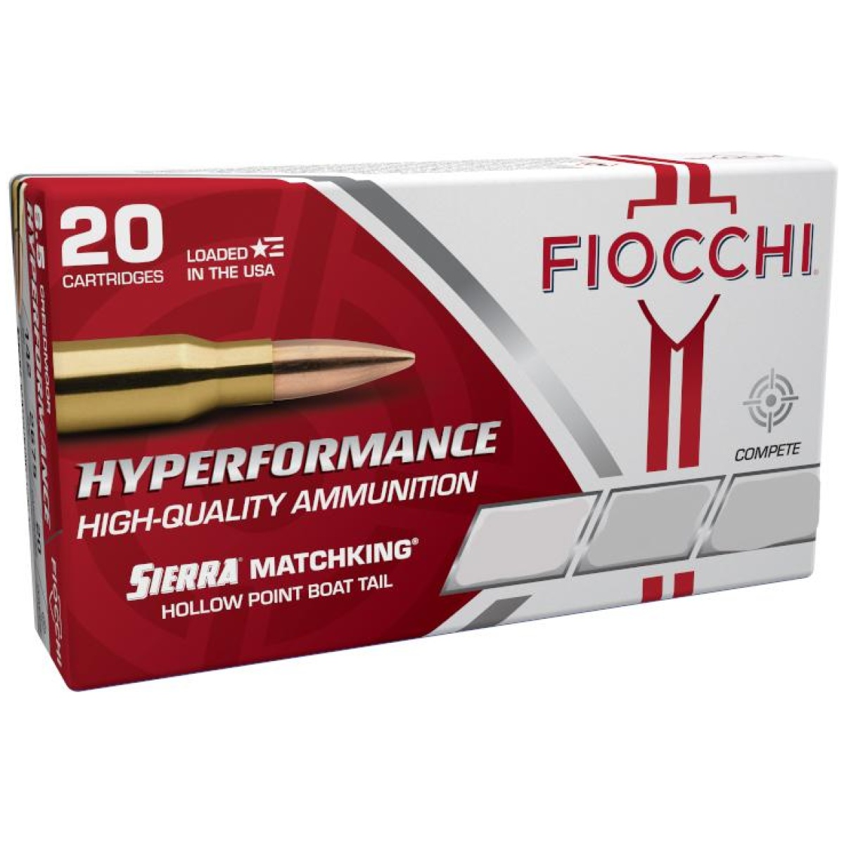 65cmmkc-3d. Jpg - fiocchi hyperformance matchking rifle ammunition. 300 blackout 220 gr hpbt 1020 fps 25/ct - 65cmmkc 3d