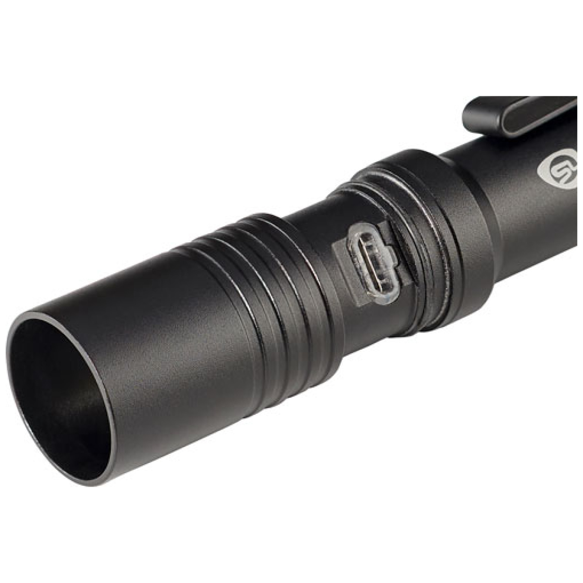 66320_closeup. Jpg - streamlight macrostream light - white led black usb chargeable - 66320 closeup