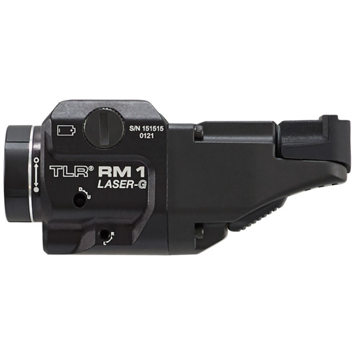 69443_profile_left. Jpg - streamlight tlr rm 1 led green - laser rail mount/remote switch - 69443 profile left