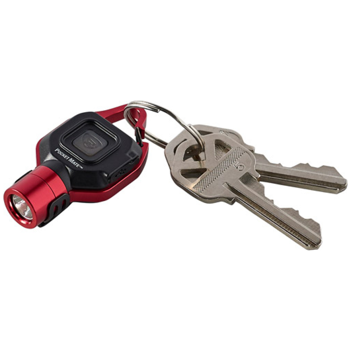 73301_keys. Jpg - streamlight pocket mate usb - edc light w/pocket clip red - 73301 keys