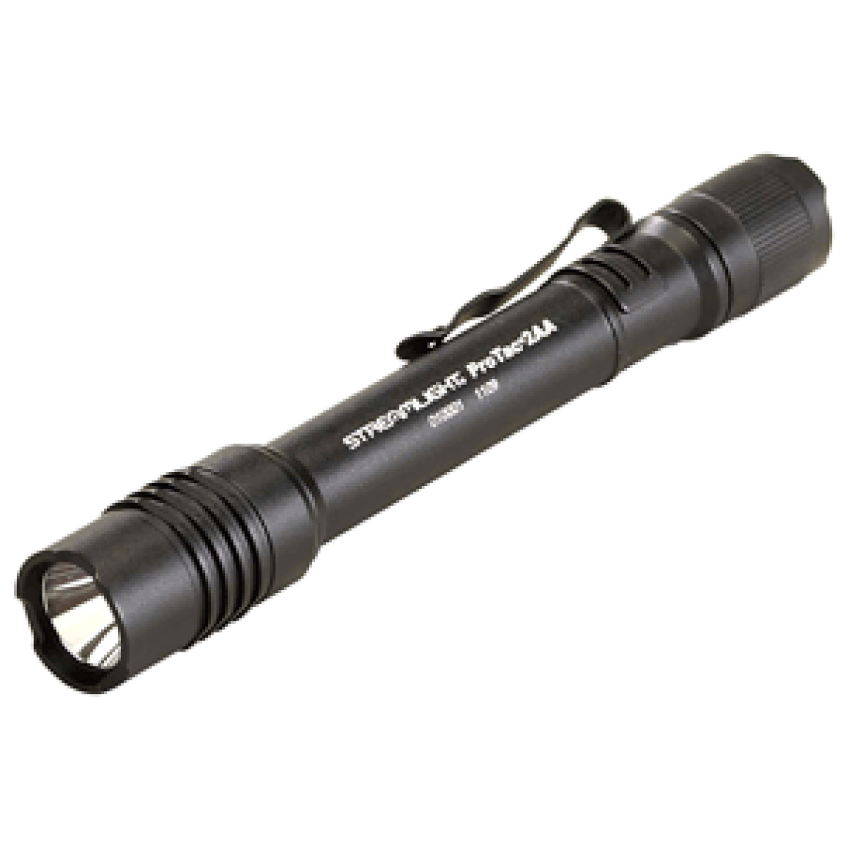 88033. Gif - streamlight pt 2aa flashlight - white led w/holster black - 88033