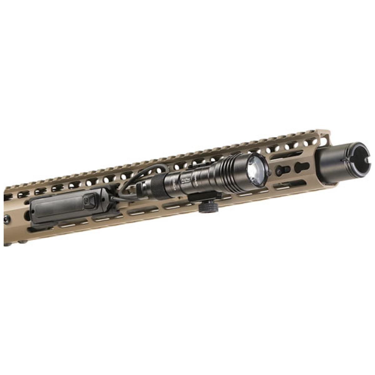 88058_on-gun. Jpg - streamlight pro tac rail mount - 1 weapon mounted light - 88058 on gun