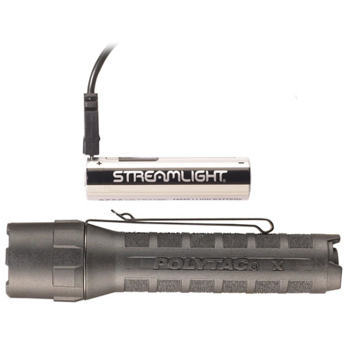 88613. Jpg - streamlight poly-tac x usb - light white led black - 88613