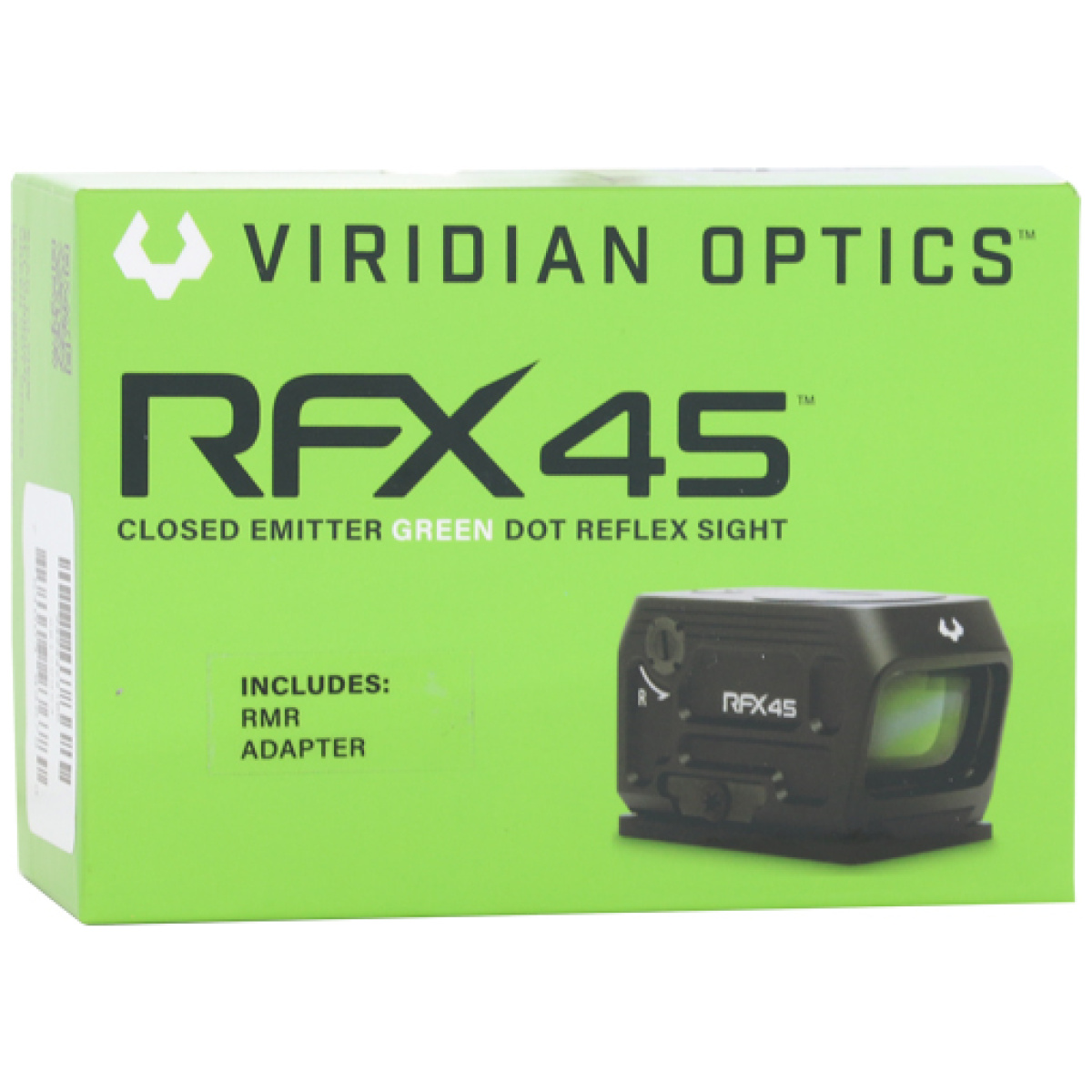 9810053_box. Jpg - viridian reflex sight rfx-45 - 5moa green dot 1x24 acro - 9810053 box