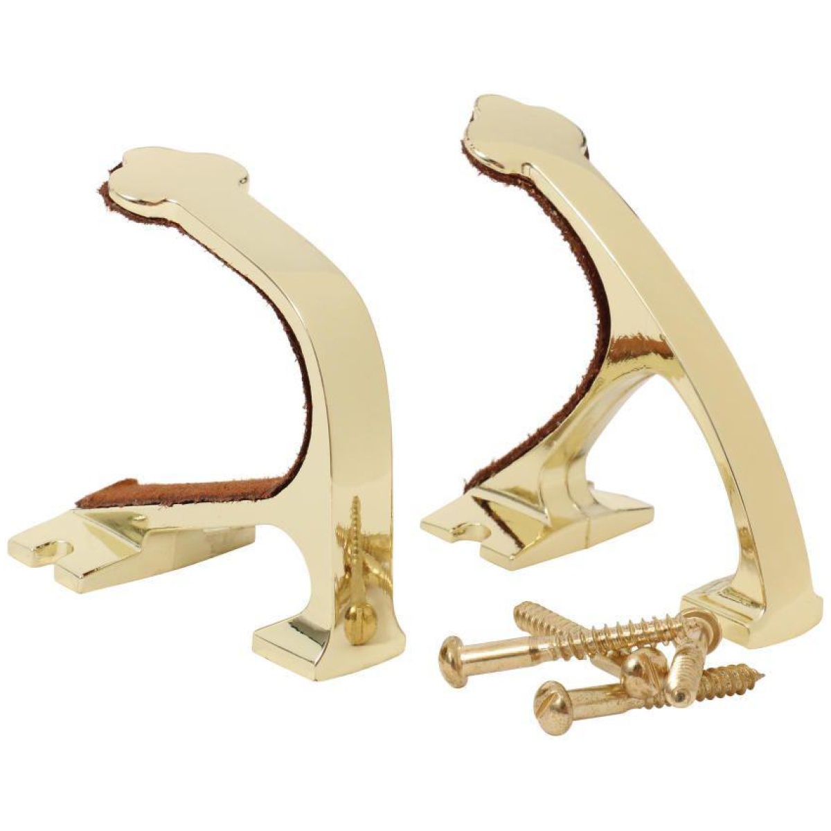 An5641. Jpg - allen shotgun and rifle wall mount hooks brass - an5641