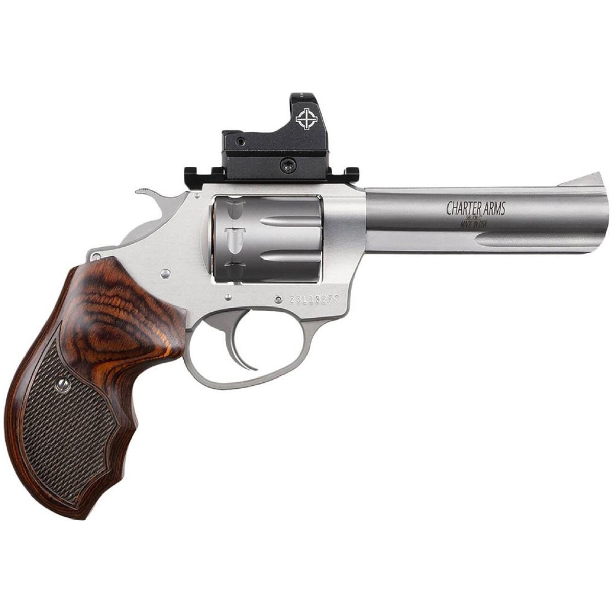 Ar72245-2. Jpg - charter arms target pathfinder handgun. 22 lr 8rd capacity 4. 2" barrel black - ar72245 2