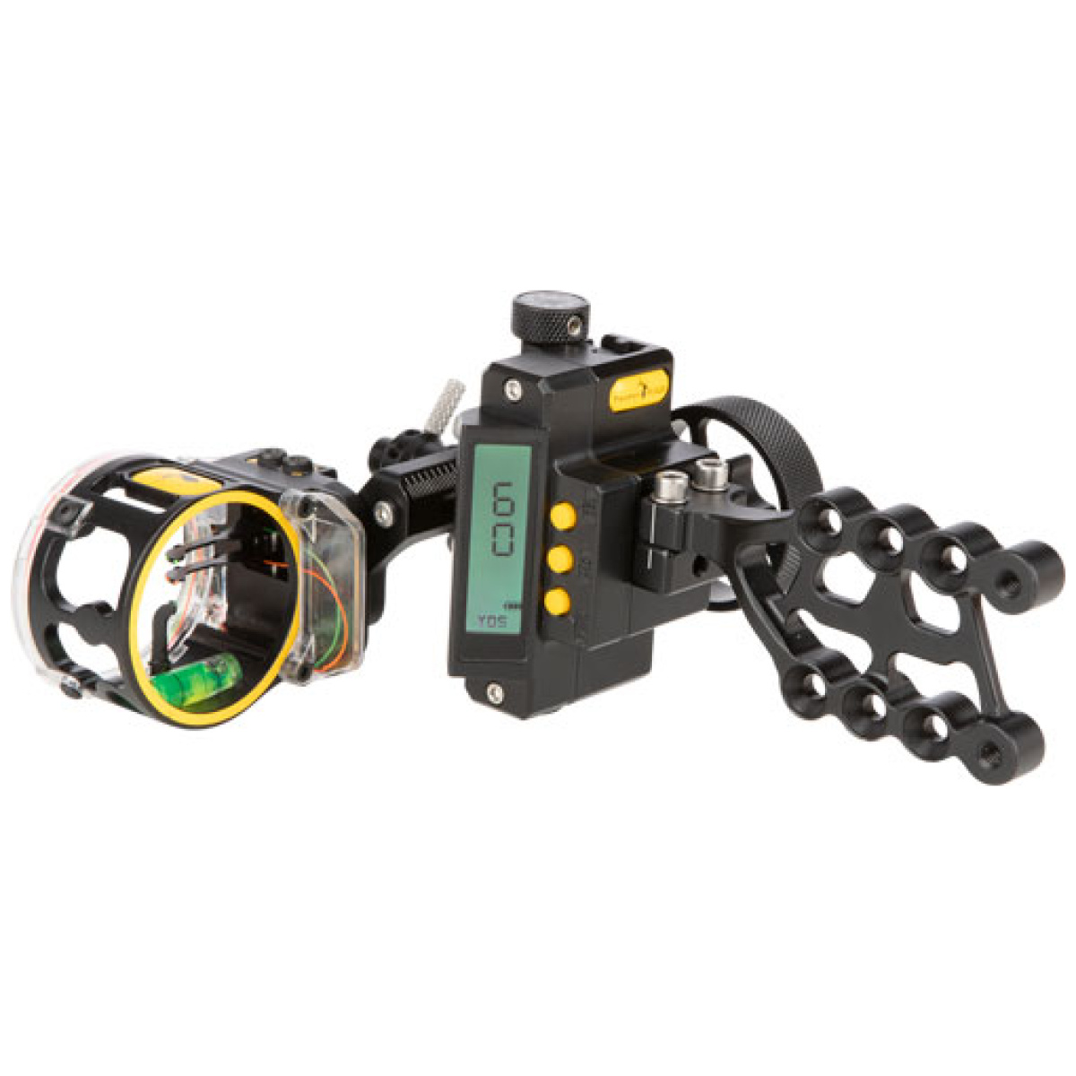 As713dr19. Jpg - trophy ridge bow sight digital - react 3-pin. 019/. 010 rh black - as713dr19