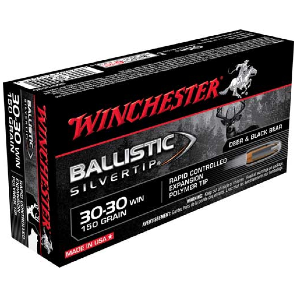 Asbst3030. Jpg - winchester supreme 30-30 win - 150gr silver-tip 20rd 10bx - asbst3030