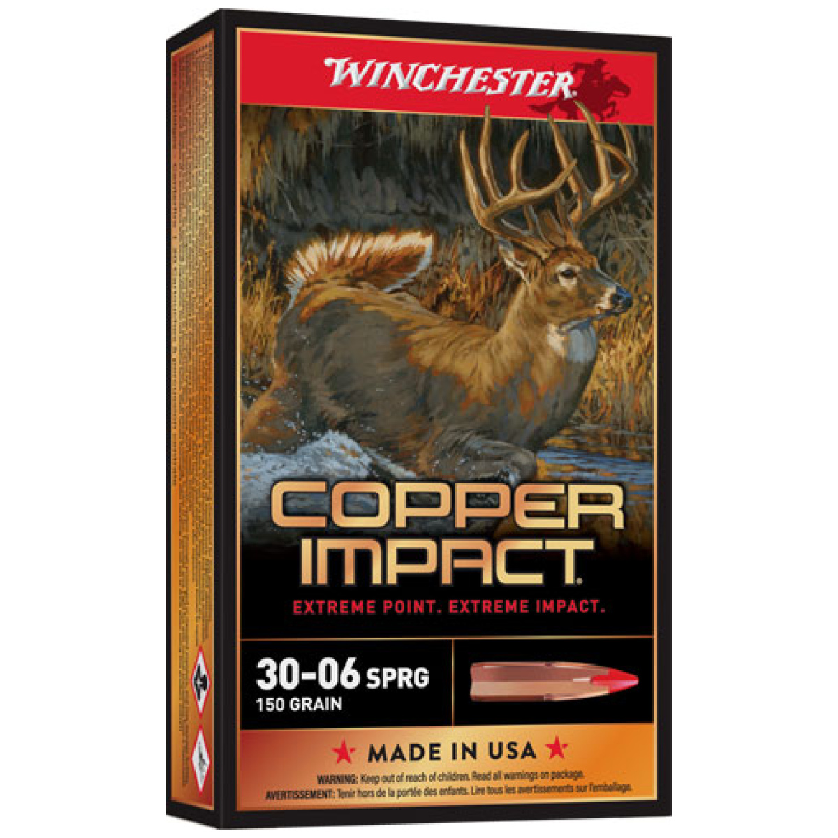 Ax3006clf_new_2. Jpg - winchester copper impact 30-06 - 150gr 20rd 10bx/cs - ax3006clf new 2