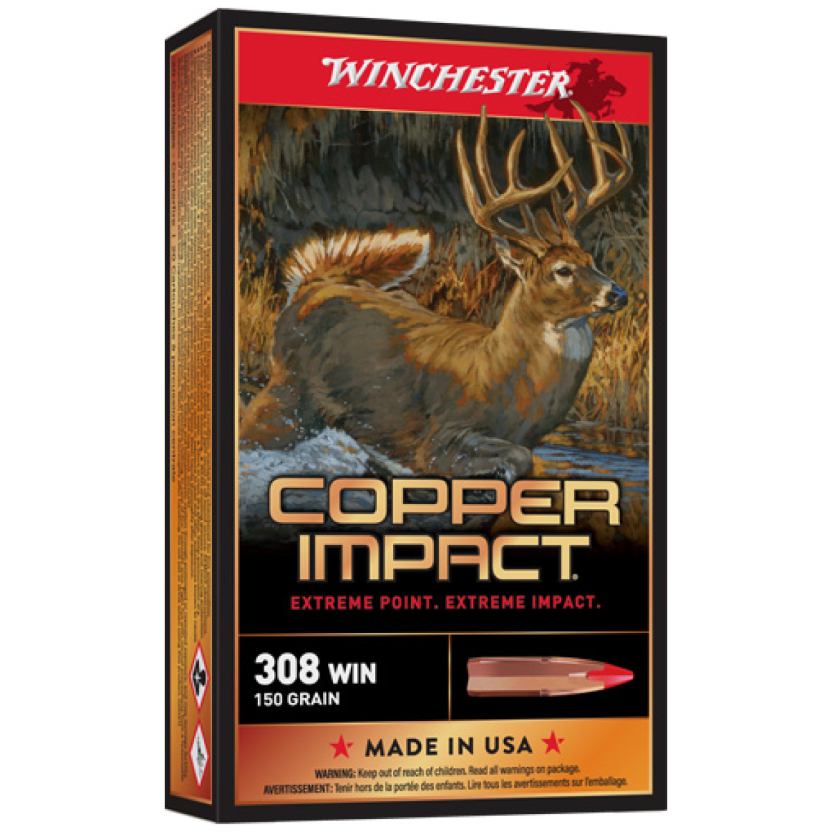 Ax308clf_2. Jpg - winchester copper impact 308 - win 150gr 20rd 10bx/cs - ax308clf 2