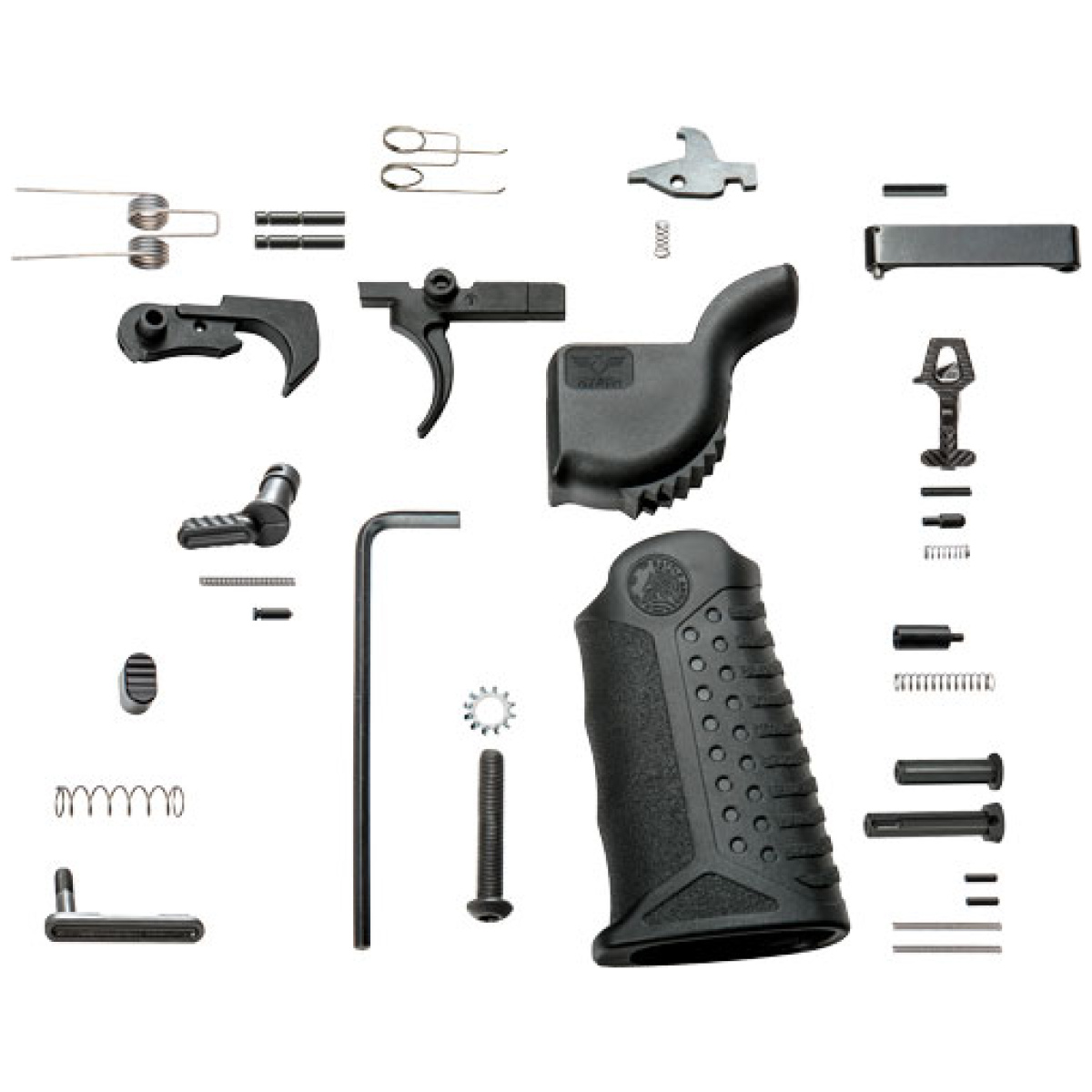 Badlpkpkx. Jpg - battle arms enhanced complete - lower parts kit steel black - badlpkpkx