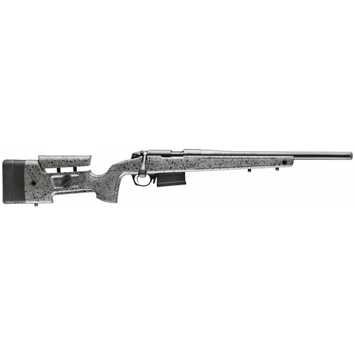 Bgb14r001. Jpg - bergara b-14r rifle. 22 lr 10rd magazine 18" steel barrel grey/black stock - bgb14r001