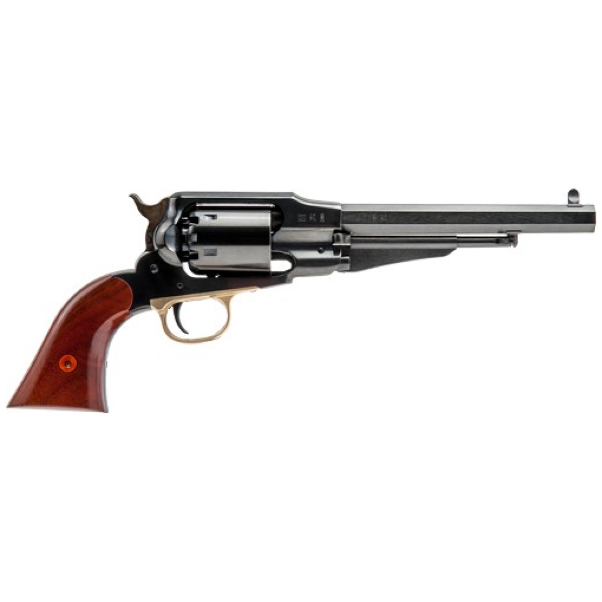 Ca112-1. Jpg - cimarron 1858 navy. 36 caliber - 7. 5" octagon blued walnut - ca112 1