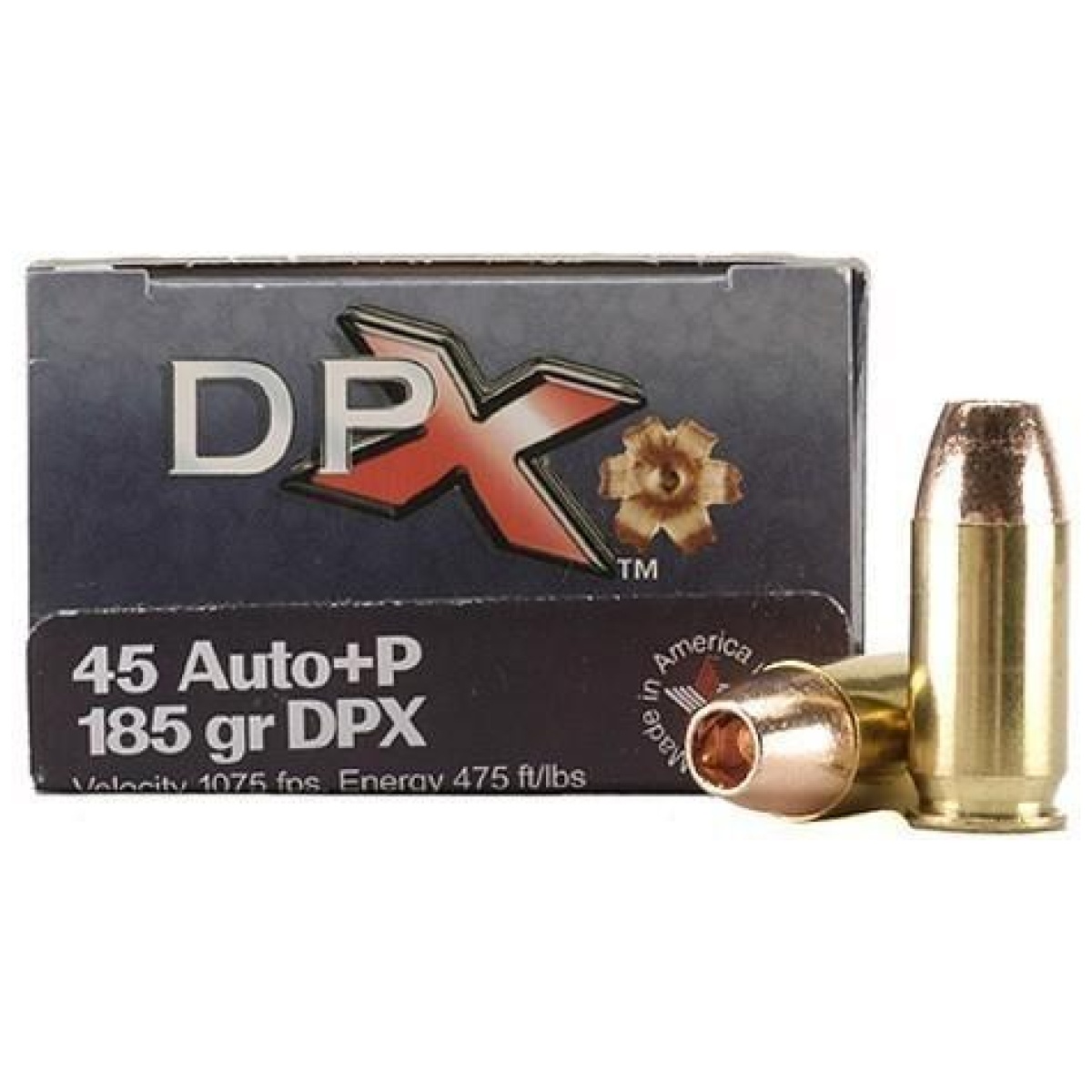 Cbdpx4518520. Jpg - cor-bon handgun ammunition. 45 acp 185 gr dpx 1075 fps 20/box - cbdpx4518520