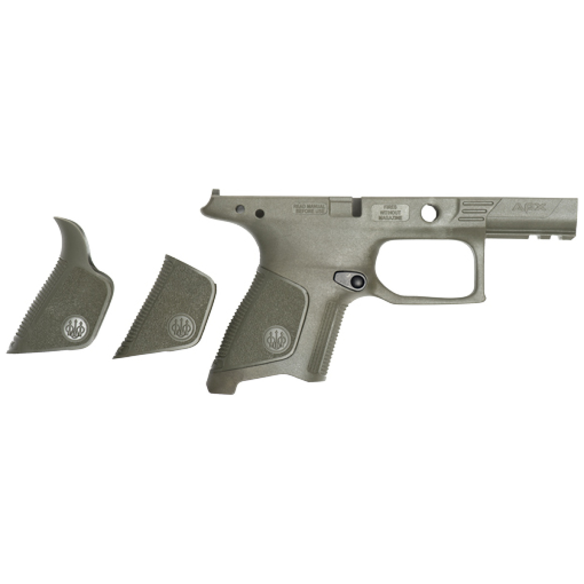 E02290. Jpg - beretta frame apx compact - wolf grey polymer - e02290