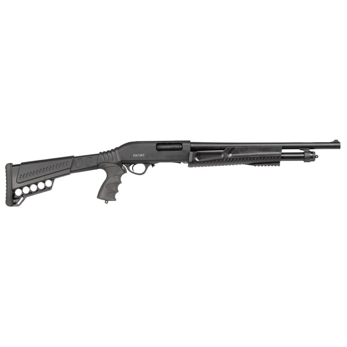 Ekhest12180001-1. Jpg - escort slugger tactical pump shotgun 12ga 3" chamber 5rd capacity 18" barrel black synthetic stock - ekhest12180001 1