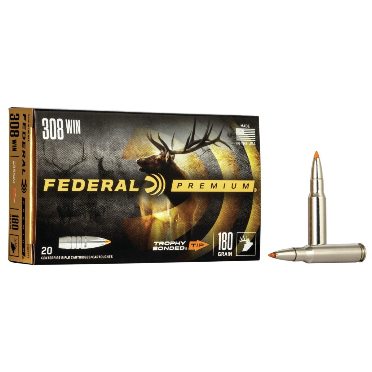 Fap308tt1_1. Jpg - federal premium vital-shok rifle ammunition. 308 win 180 gr tbt 2620 fps - 20/box - fap308tt1 1