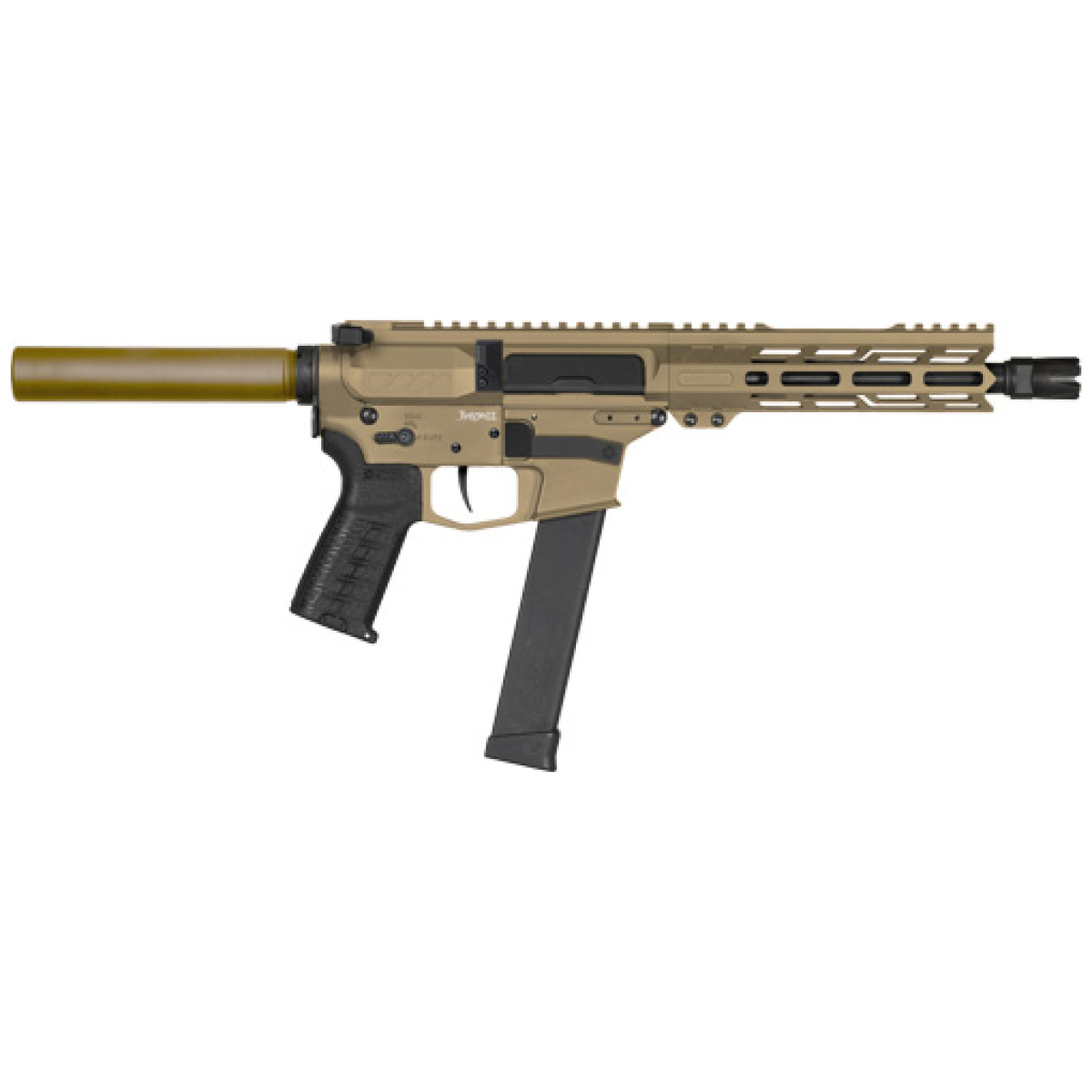 G45a790fct. Jpg - cmmg pistol banshee mkg 45acp - 8" 26rd pistol tube tan - g45a790fct