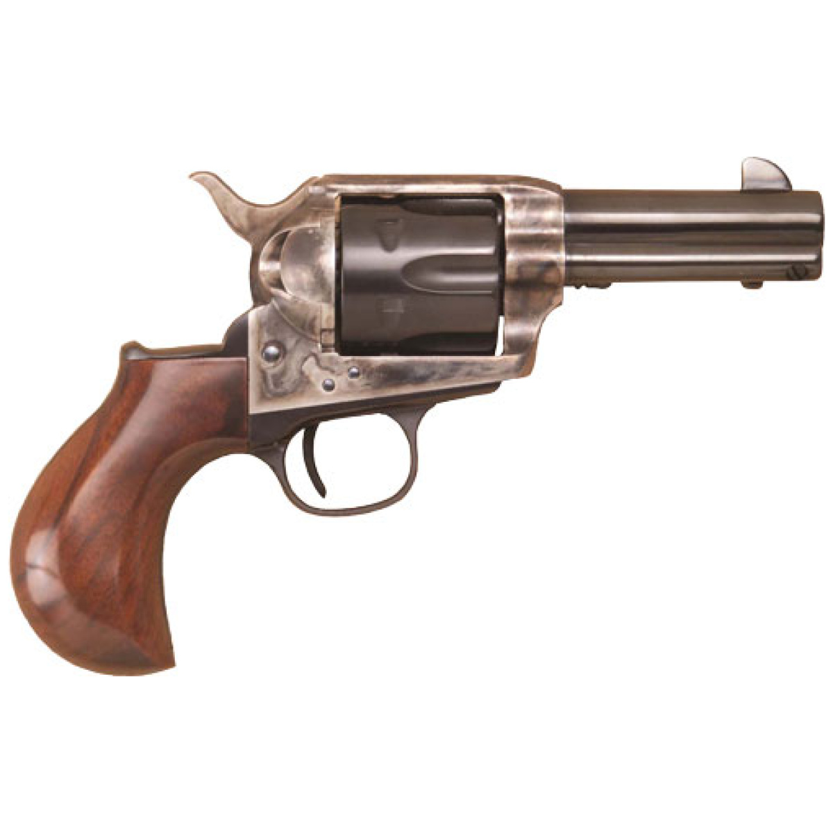 Gca344_2. Jpg - cimarron thunderer 44/40 win - fs 3. 5" cc/blued wlnt birdshd - gca344 2