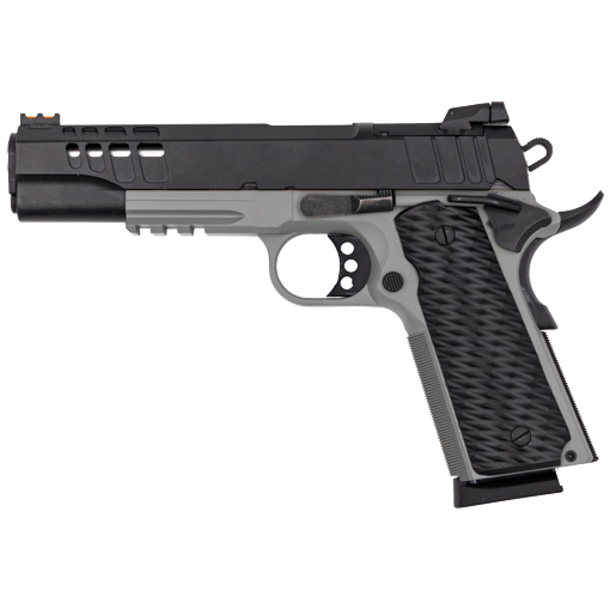 Gl191145fsssrk. Jpg - glfa 1911 pistol 45acp 5" fs - black slide bull shark frame - gl191145fsssrk