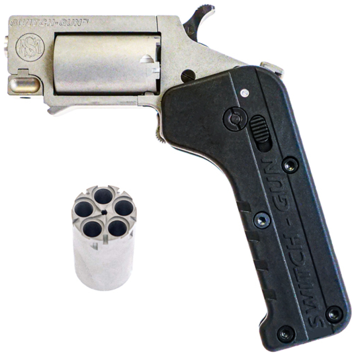 Gswitchguncombo_1. Jpg - stand mfg switch gun 22 mag/lr - 5 shot stainless can be folded - gswitchguncombo 1